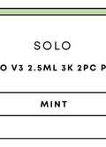 Solo V3 25mL 3k 2pc Pod | Mint-Image 1