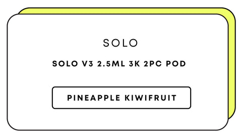 Solo V3 2.5mL 3k 2pc Pod