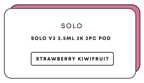 Solo V3 2.5mL 3k 2pc Pod