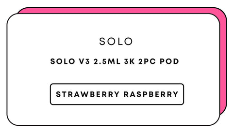 Solo V3 2.5mL 3k 2pc Pod