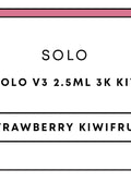Solo V3 25mL 3k Kit | Strawberry Kiwifruit-Image 1