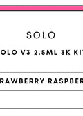 Solo V3 25mL 3k Kit | Strawberry Raspberry-Image 1