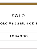 Solo V3 25mL 3k Kit | Tobacco-Image 1