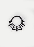 Spiderweb Hinged Ring 16G | Black-Image 1