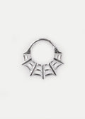 Spiderweb Hinged Ring 16G | Steel-Image 1