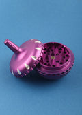 Spinning Top Grinder 63mm 3pc | Purple-Image 1
