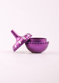Spinning Top Grinder 63mm 3pc | Purple-Image 2