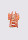 Square Eco Hair Claw | Psychedelic Citrus-Image 3