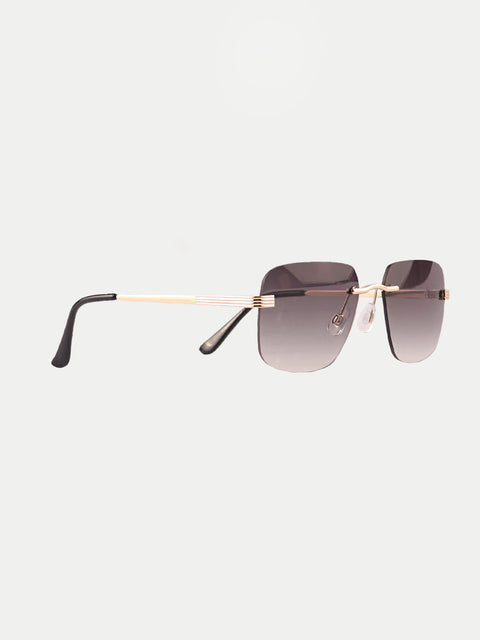 Square Rimless Sunglasses