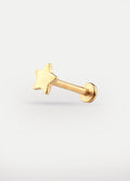 Star Ear Stud 18G | Gold-Image 1