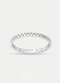 Sterling Silver Mini Triangle Band Ring | Silver-Image 1
