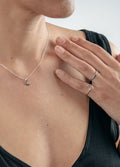 Sterling Silver Moon and Star Ring | Silver-Image 2
