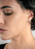 Sterling Silver North Star Gem Stud Earrings | Silver-Image 3