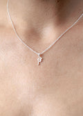 Sterling Silver Snake Pendant Necklace | Silver-Image 3