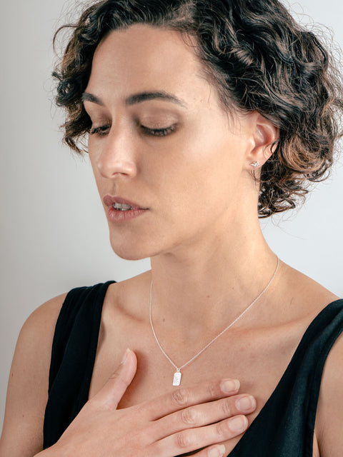 Sterling Silver Sun Tarot Pendant Necklace