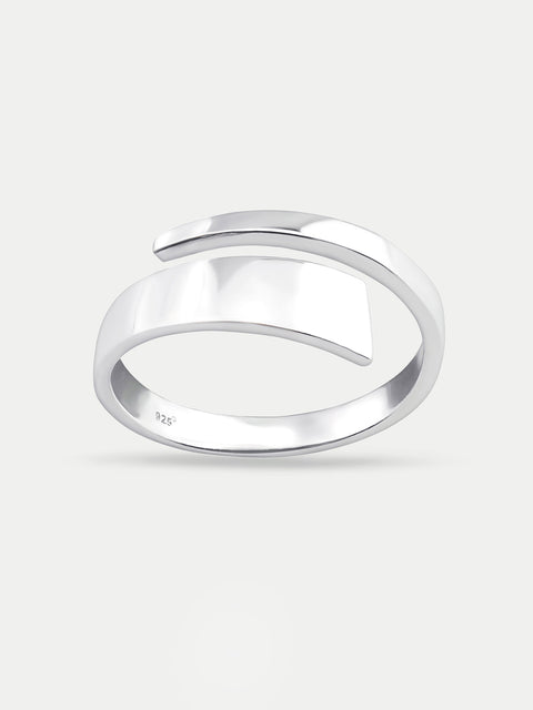 Sterling Silver Twist Ring