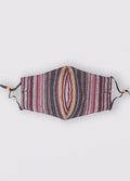 Stripe Cotton Face Mask | Rainbow-Image 1