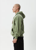 Sun Bite - Recycled Zip Hood | Oil Green-Image 2