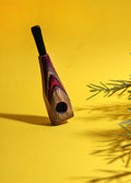 Super Psyche Wooden Pipe | Purple - Grey-Image 1