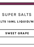 Super Salts 10mL E-Liquid | Sweet Grape-Image 1