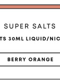 Super Salts 30mL E-Liquid HS | Berry Orange-Image 1