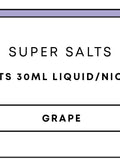 Super Salts 30mL E-Liquid HS | Grape-Image 1