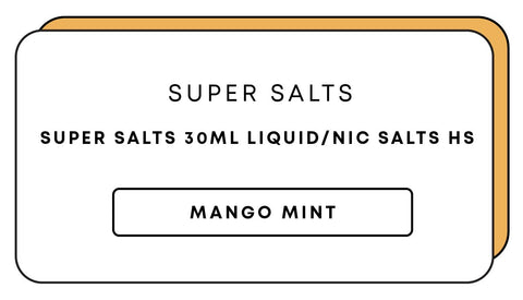 Super Salts 30mL E-Liquid HS