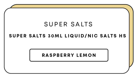 Super Salts 30mL E-Liquid HS