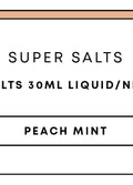 Super Salts 30mL E-Liquid | Peach Mint-Image 1