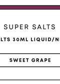 Super Salts 30mL E-Liquid | Sweet Grape-Image 1