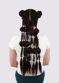 Synthetic Pre-Braided Festival Hair | Brunette-Image 1
