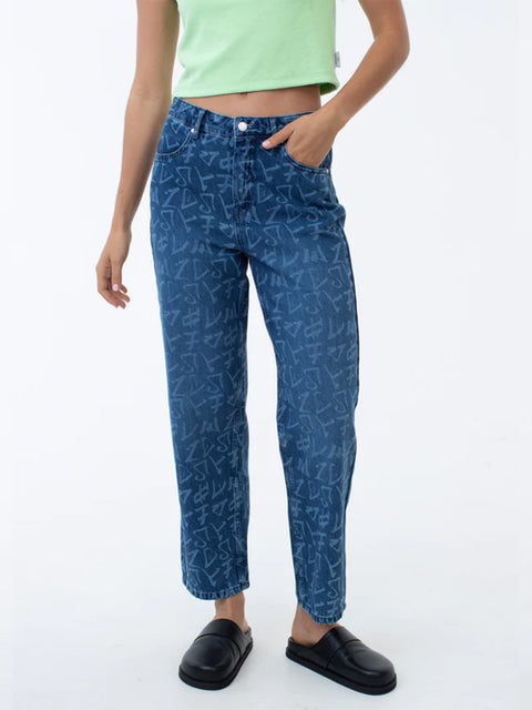 Tagged Shelby Long - Hemp Denim Wide Leg Jean