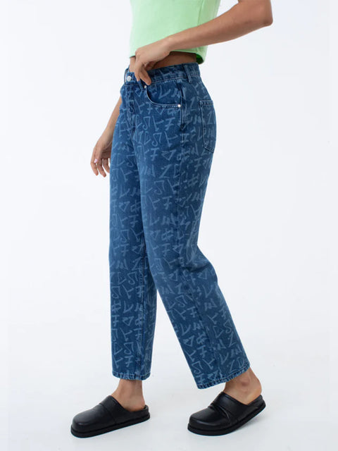 Tagged Shelby Long - Hemp Denim Wide Leg Jean