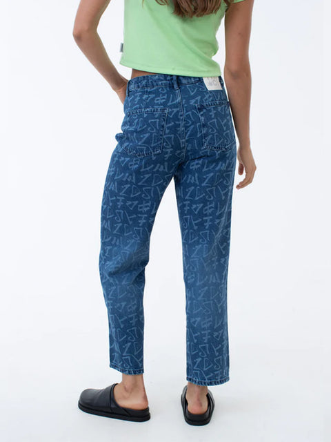 Tagged Shelby Long - Hemp Denim Wide Leg Jean