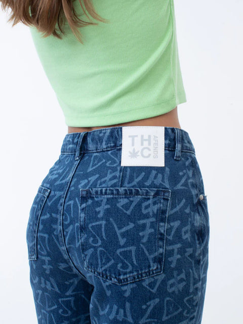 Tagged Shelby Long - Hemp Denim Wide Leg Jean