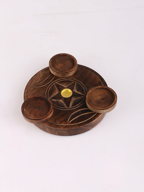 Pentacle Incense/Tealight Burner