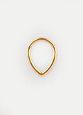 Tear Drop Hinged Ring 16G | Gold-Image 1