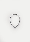 Tear Drop Hinged Ring 16G | Steel-Image 1
