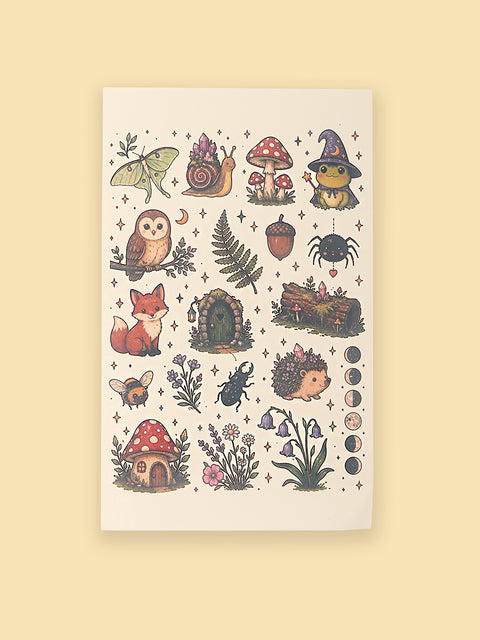 Temporary Tattoo Sheet