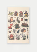 Temporary Tattoo Sheet | Forest friends-Image 2