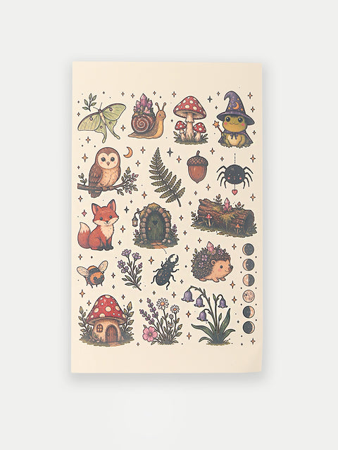 Temporary Tattoo Sheet