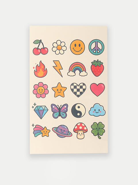 Temporary Tattoo Sheet