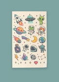 Temporary Tattoo Sheet | Space-Image 1
