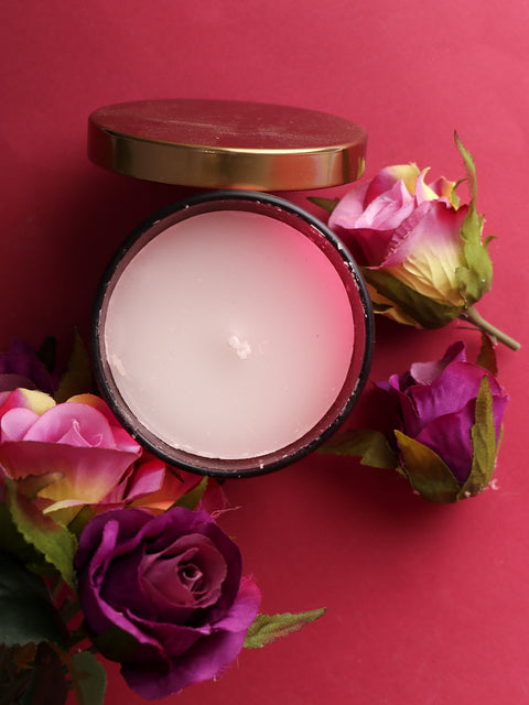 The Lovers Tarot Candle - Red Rose