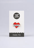 These Are Things Pin- Heart Brunch | Red-Image 2