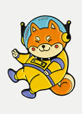 Threadheads Enamel Pin | Cosmic Shiba-Image 1