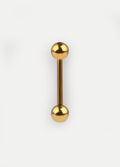 Titanium Plated Barbell 14G | Gold-Image 1