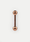 Titanium Plated Barbell 14G | Rose Gold-Image 1
