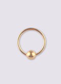 Titanium Plated Bead Ring 20G | Gold-Image 1