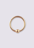 Titanium Plated Hinged Bead Ring 16G | Gold-Image 1
